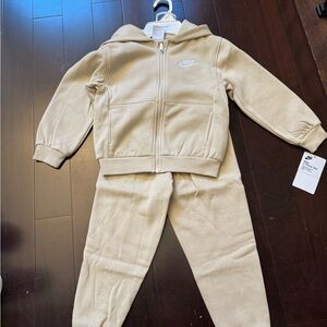 Nike Kids Beige Sweat set